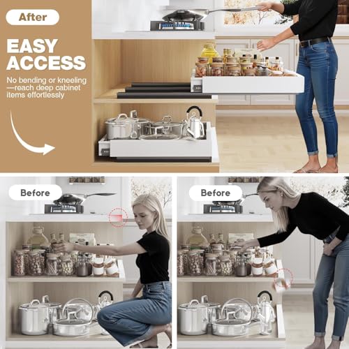 Seinloes Pull Out Cabinet Organizer, 4-Side Expandab | All Products - Image 6