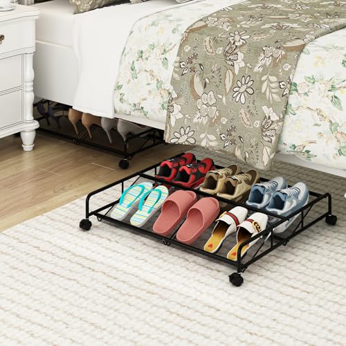 Under Bed Shoe Storage Organizer, Under Bed Storage Containers - Image 3