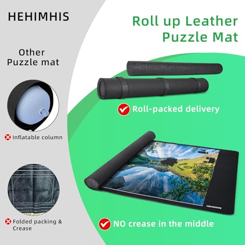 Puzzle Mat with Sorting Trays & Roll-Up Storage - Fits - Image 6