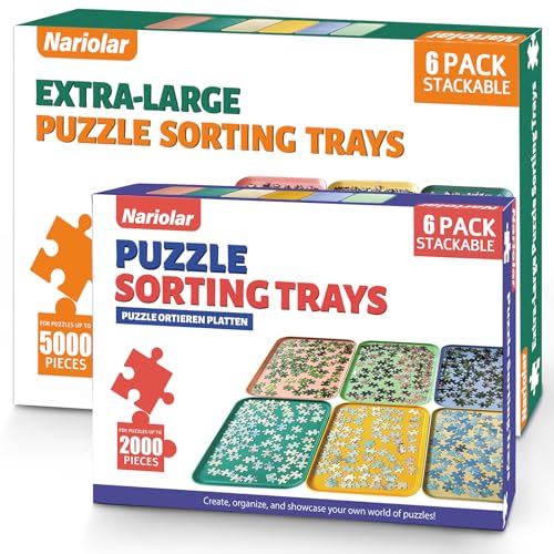 Puzzle Sorting Trays Stackable and Extra-Large Puzzle Trays - Image 2