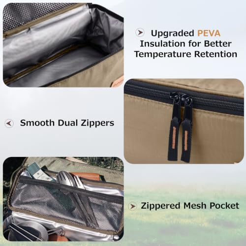 Camping Travel Cooking Utensils Organizer Bag Cookware - Image 5