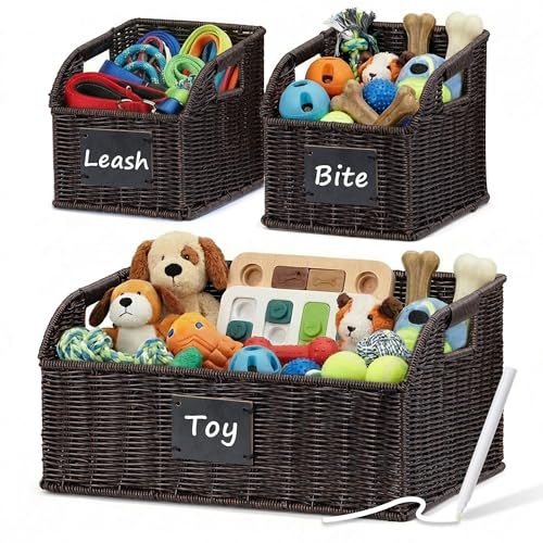 BROWNLILY Storage Box Set of 3, Black - Image 2