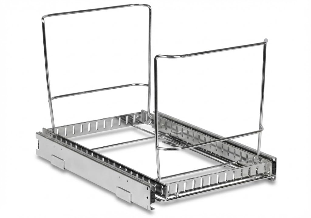 HOLDN’ STORAGE Pull Out Trash Can Cabinet Organizer, | All Products - Image 1
