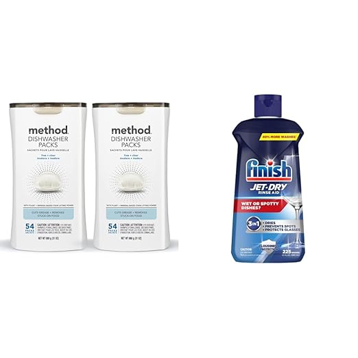 Method Dishwasher Detergent Packs + Finish Jet-Dry Rinse Aid