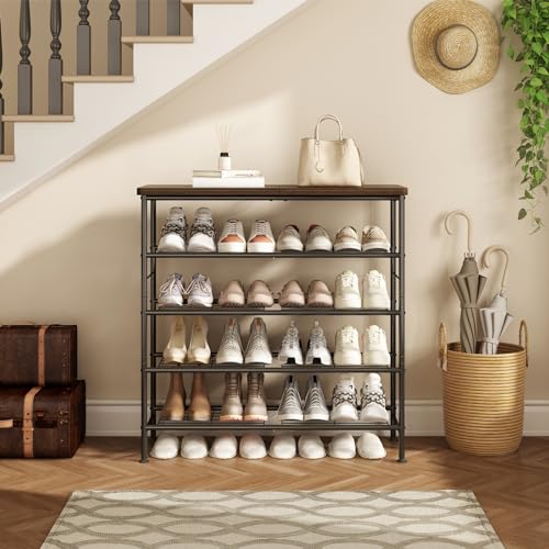 SUOERNUO 5 Tier Shoe Rack Organizer for Closet Shoe Storage - Image 4