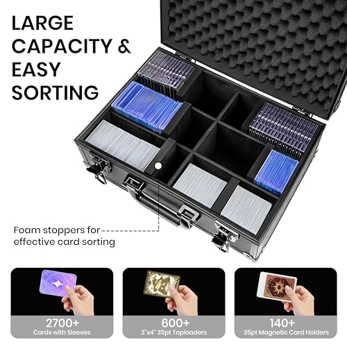 EcoVibe Trading Card Storage Box for 3" X 4" 35PT | Home Organization - Image 3