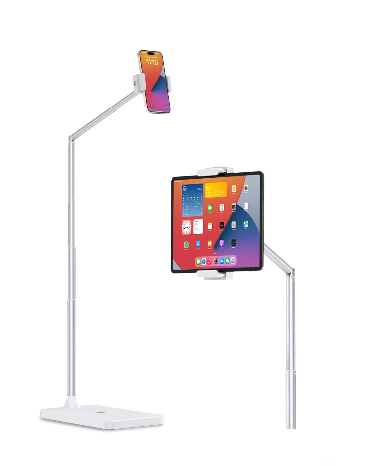 Viozon Tablet Floor Stand, Height & Angle Adjustable Tablet - Image 1