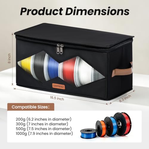 4 Pack Foldable 3D Printer Filament Storage Box - Image 3