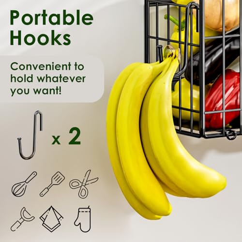 Magnetic Shelf for Fridge, Fruit Basket Magnet Shelves - Image 6