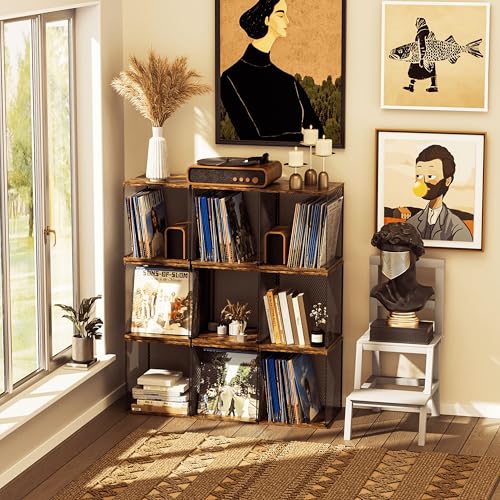 1 Cube Record Holder Vinyl Record Storage, DIY Stackable - Image 6