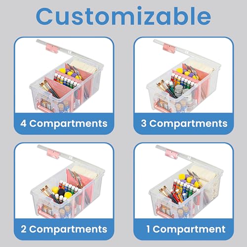 ArtBin Semi Satchel Portable Craft Organizer with 3 - Image 4