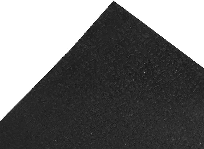 Sweet Home Stores Indoor/Outdoor Rug Ribbed Waterpoof Design Multi-Purpose Rubber Mat, Perfect for Kitchens, Entryways, Living Rooms, Office, 18" x 30", Charcoal