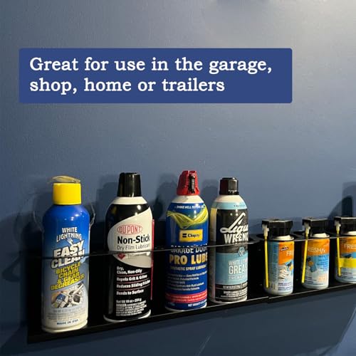 Spray Can Holder Organizer Aerosol Can Rack Wall Mount Spray - Image 6