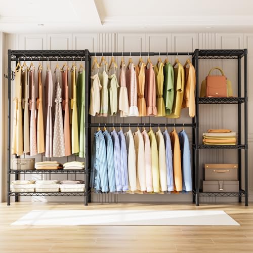 Heavy Duty Clothes Rack Metal Wardrobe | Home Organization - Image 3