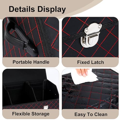 Trunk Organizer with Lid for Car Foldable Storage Box - Image 7