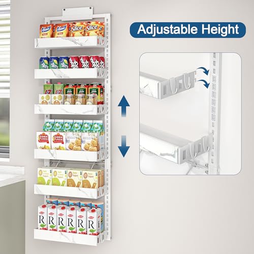 BUKFEN Over the Door Pantry Organizer, 6-Tier | Spice Racks & Pantry - Image 3