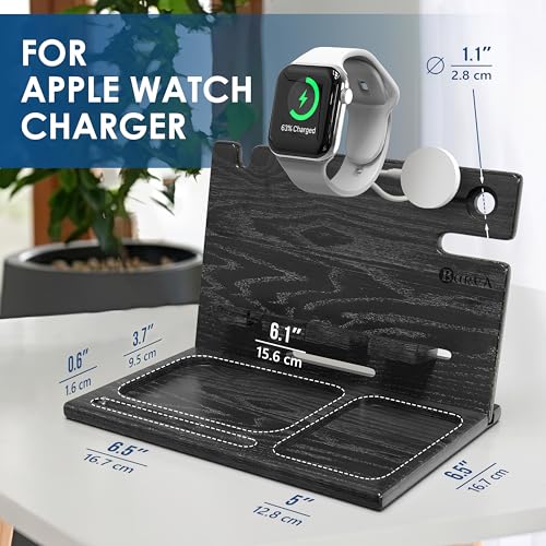 BarvA Two Phone Docking Station | Night Stand Desk Organizer | - Image 6