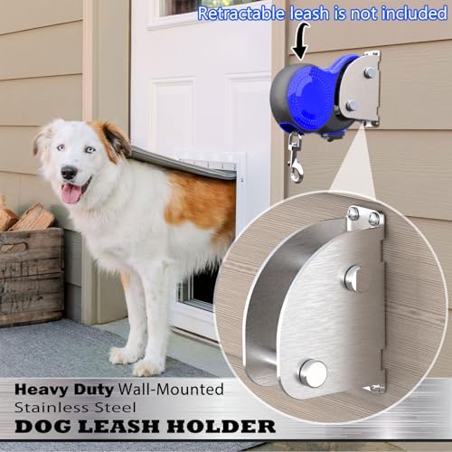 Heavy Duty Retractable Dog Leash Holder,Secure Wall Mount - Image 7