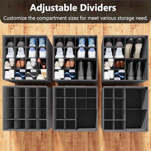 SUOCO 2 Pack Shoe Organizer for Closet, Fits up to 3 | All Products - Image 3