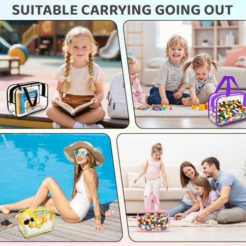 9 Packs Extra Large Toy Storage Bags with Labels, Reusable - Image 7