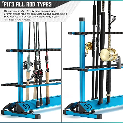 Savior Equipment Fishing Rod Rack Holder Organizer, 24-48 - Image 4