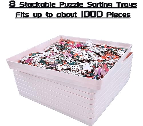 8 Sorting Trays with Lid 8x8 Premium Puzzle Trays - Image 5