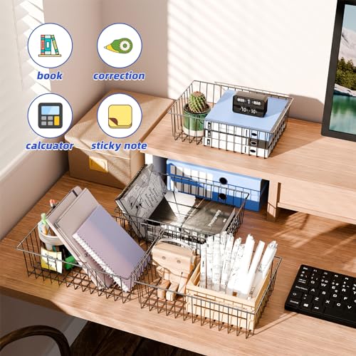 Simple Trending 6 Pack Large Metal Wire Baskets for | All Products - Image 7