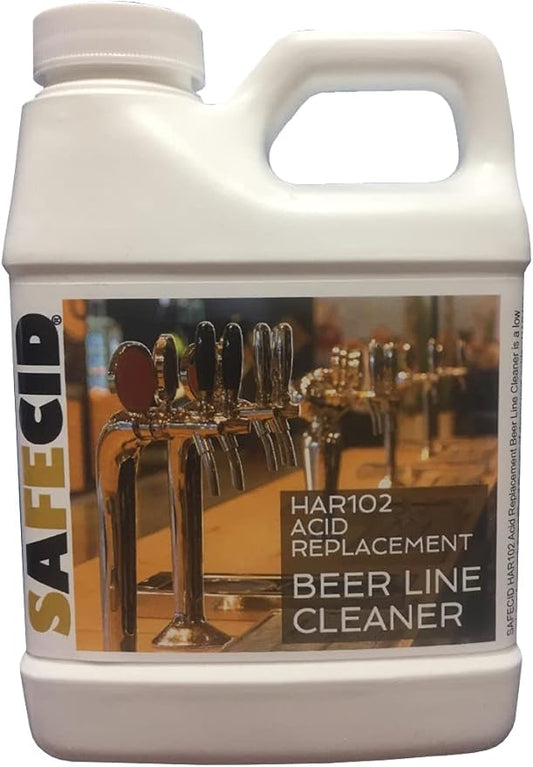 Acid Beer Line Cleaner 16 Fl Oz - Powerful & Safe Beer Stone Remover - Nontoxic & Biodegredable Draft System Cleanser