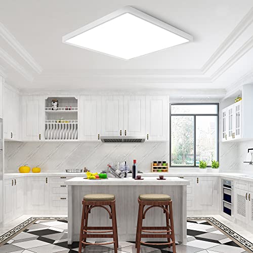 LED Flush Mount Ceiling Light Fixture, 5000K Daylight White - Image 4