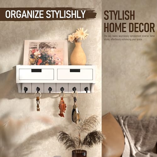 Rebee Vision Key Holder Wall Mount with Drawers for Apartment - Image 3