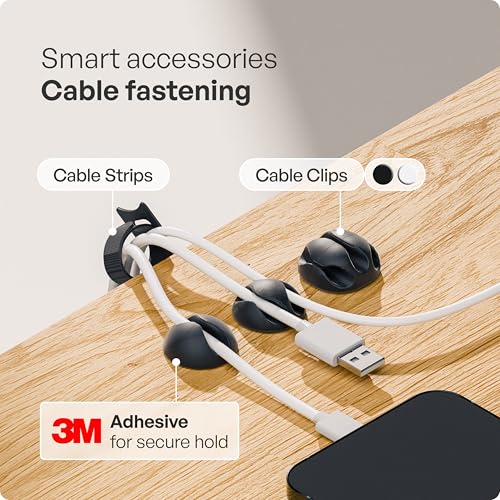 PAMO Cable Management Under Desk, Set of 2 - White - Image 7