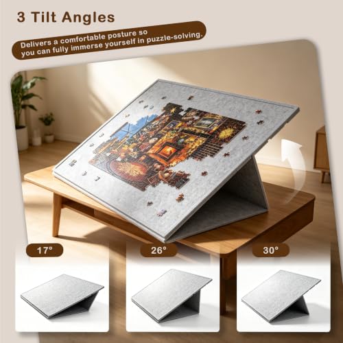 Lavievert 2000 Piece Tilting & Foldable Puzzle Board for Adult - Image 5