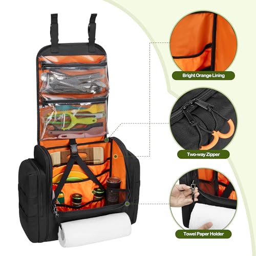 HODRANT Large Tactical Camping Kitchen Organizer for BBQ Cooking - Image 4