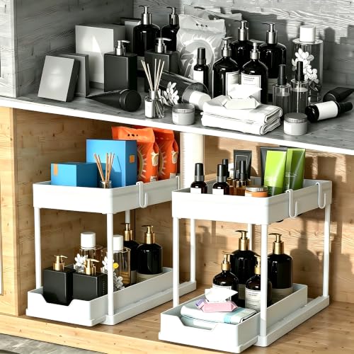 DEKAVA Cabinet, 2 Pack Under Sink Organizer - Image 8
