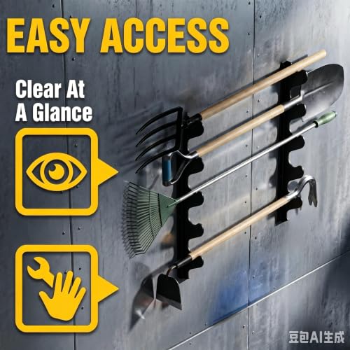 Shed Tool Organizer Wall Mount, Garage Organization - Image 7