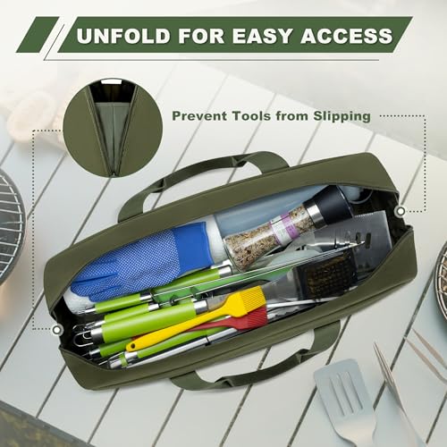Grill Tool Storage Bag with Pockets for Barbecue Tool up to 22" - Image 7
