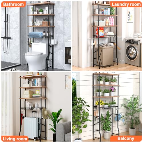 Over-The-Toilet Storage Shelves, 4-Tier Bathroom Org | All Products - Image 5