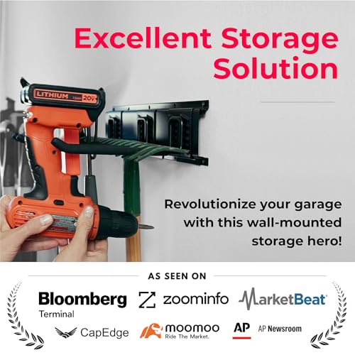 TIDYME Garage Tool Organizer Wall Mount, 48" - Image 3