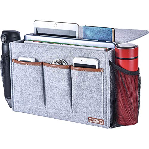 Zafit Bedside Caddy, Large Size Storage Organizer with 8 Pockets - Image 2