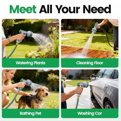 Garden Retractable Hose Reel, 1/2 Inch x 100 ft Wall Mounted - Image 8