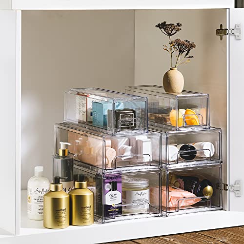 Sorbus Clear Stackable Storage Drawers for Refrigera | All Products - Image 7