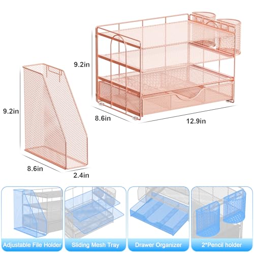 gianotter Desk Organizers and Accessories with File Holder - Image 6