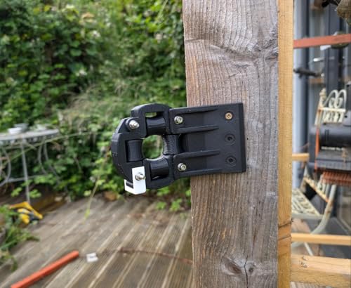 Garden Hose Corner Guide with Hinged Opening, Wall Mount - Image 5