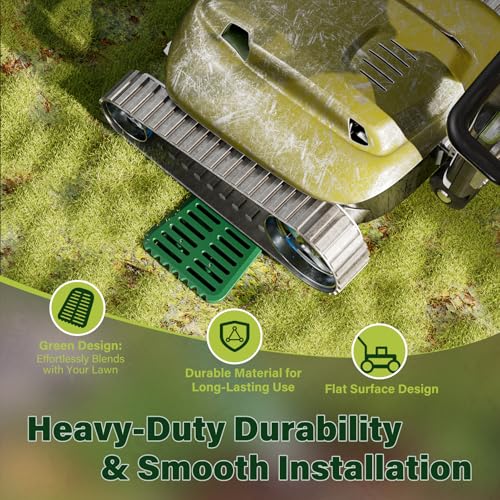 4in. Grate Yard Drain, Yard Drain Emitter for Sump Pump Discharge - Image 8