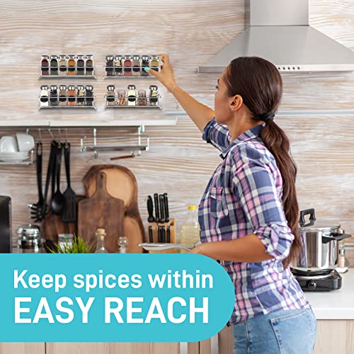 Ultimate Hostess Spice Rack Wall Mounted 4 Tier – - Image 7