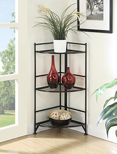 Convenience Concepts Xtra Storage 3 Tier Folding Metal Corner - Image 3