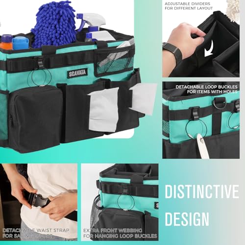 SCAVATA Wearable Cleaning Caddy Bag, Cleaning Caddy Supplies - Image 4
