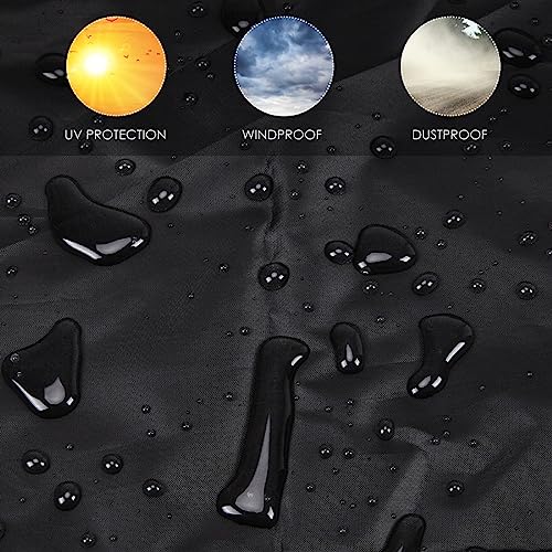 Outdoor Cushion Storage Bag, Waterproof Extra-Large Black - Image 8