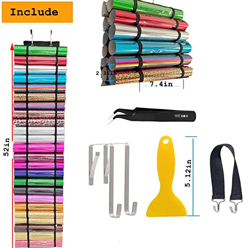 48 Compartments Vinyl Roll Storage, Vinyl Roll Holder Organizer - Image 4