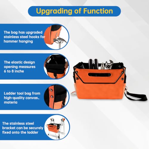 Ladder Cargo Hold Tool Pouch for Little Giant Nylon Ladder - Image 5